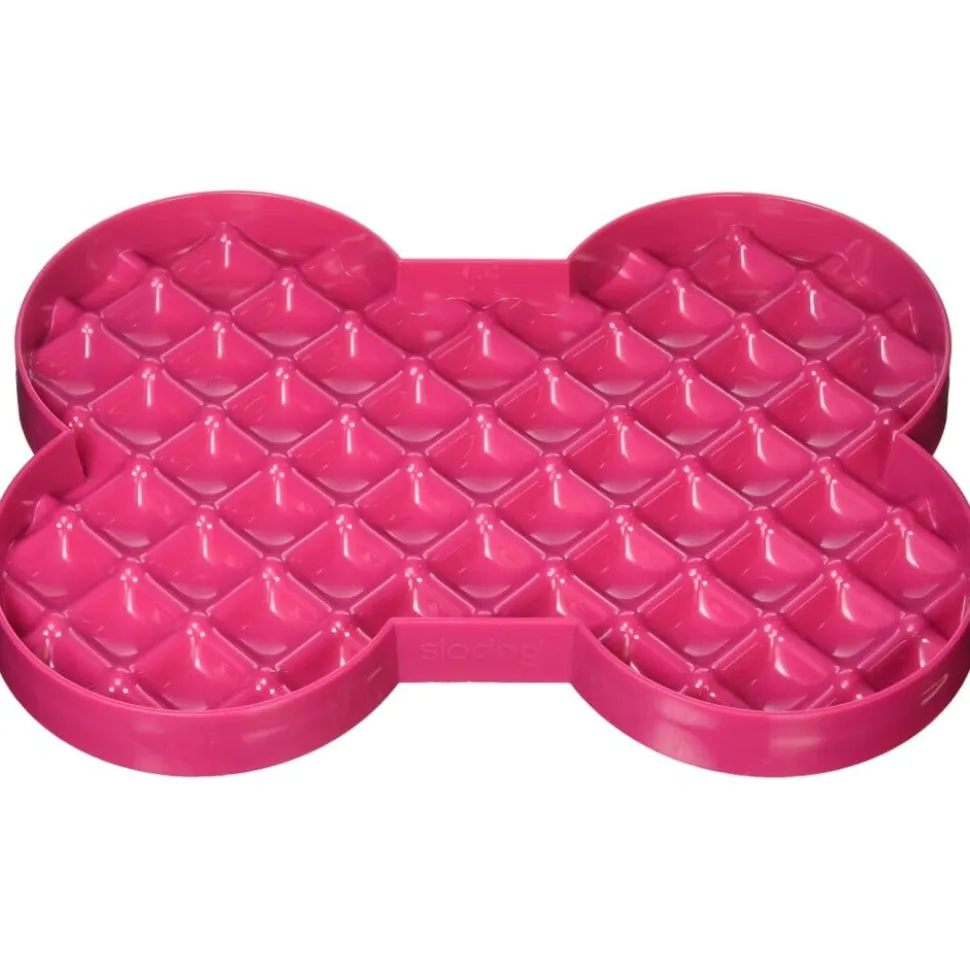 Innovative Pet SloDog Slow Feeding Dog Bowl - Pink