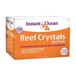 Instant Ocean Reef Crystals Reef Salt Box Aquarium Marine Salt - 200 Gal