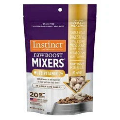 Instinct Raw Boost Mixers Energetic Health Adult 7+ Freeze-Dried Cat Food Toppers - 5.5 Oz