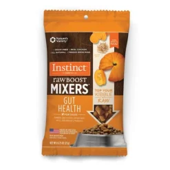 Instinct Raw Boost Mixers Gut Health Freeze-Dried Dog Food Toppers - .75 Oz - 8 Pack