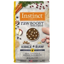 Instinct Raw Boost with Whole Grain Chicken and Brown Rice Dry Dog Food - 20 Lbs