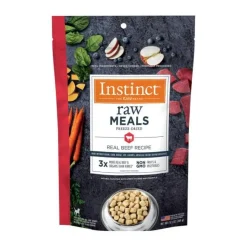 Instinct Raw Meals Grain-Free Beef Freeze-Dried Dog Food - 9.5 Oz