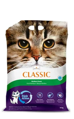Intersand Classic Premium Clumping Classic Northern Forest Cat Litter - 30 lb Bag (15kg)