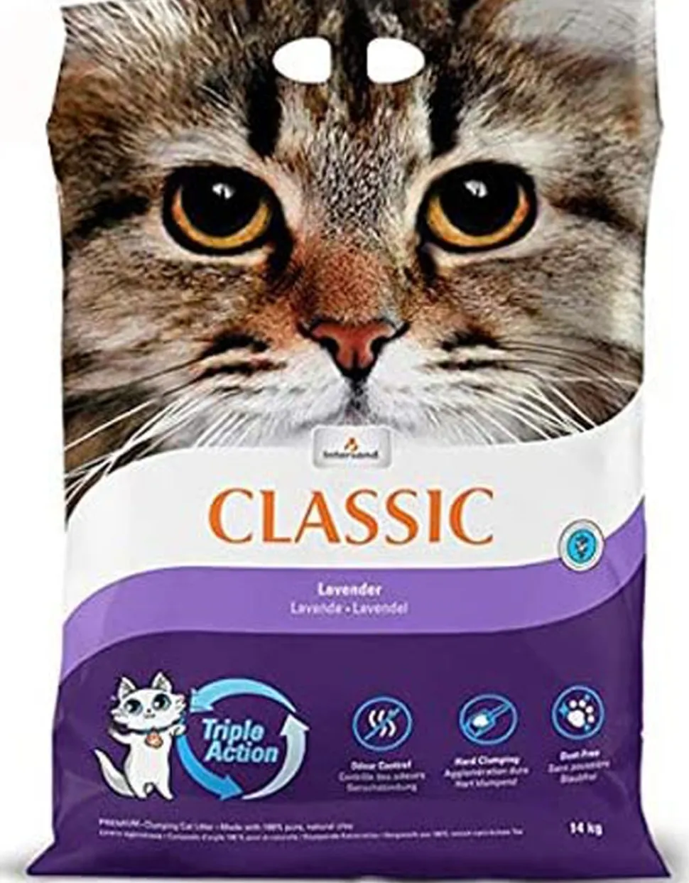 Intersand Classic Premium Clumping Classic #20 Lavender Cat Litter - 30 lb Bag (15kg)