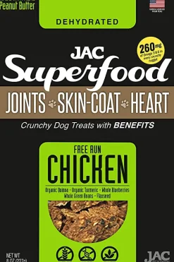 JAC Pet Nutrition Chicken (joint, skin, coat, heart) Dog Treats - 14 Oz