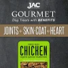 JAC Pet Nutrition Joint Skin Coat and Heart Chicken Dehydrated Dog Treats - 8 oz