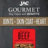 JAC Pet Nutrition Joint Skin Coat and Heart Beef Dehydrated Dog Treats - 8 oz