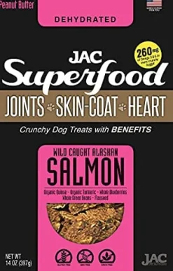 JAC Pet Nutrition Salmon (joint, skin, coat, heart) Dog Treats - 14 Oz