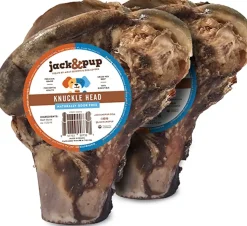 Jack & Pup Beef Knuckle Heads Dog Natural Chews - 1 ct