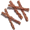 Jack & Pup Displays 12" Tripe Twist Dog Bully Sticks - 25 ct