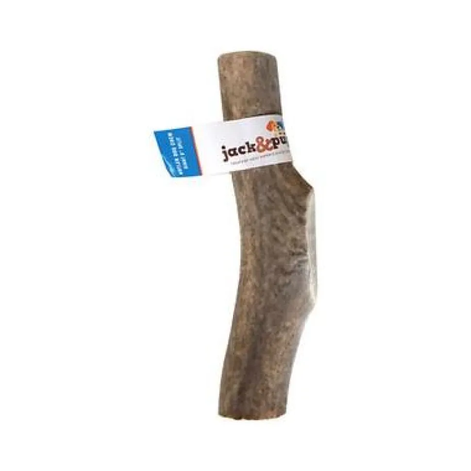 Jack & Pup Elk Split Giant 6" Dog Natural Chews - 1 Each