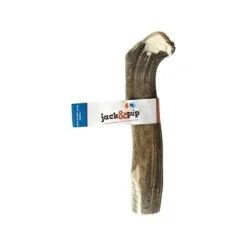 Jack & Pup Elk Whole Giant 8" Dog Natural Chews - 1 Each