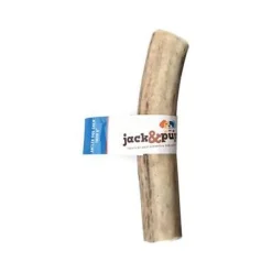 Jack & Pup Elk Whole Thick 6" Dog Natural Chews - 1 Each