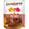 Jack & Pup Pigs Ears Dog Natural Chews - 15 Pack