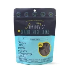 Jiminy's Original Cricket with Seeds Lentils and Peanut Butter Crunchy Dog Treats - 5 Oz