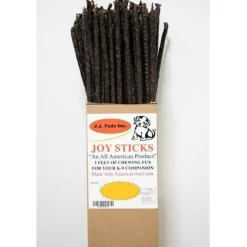 JJ Fuds NoBull Bacon Sticks Natural Dog Chews - 60 Count