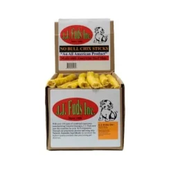 JJ Fuds NoBull Chicken Sticks Natural Dog Chews - 60 Count