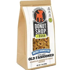K9 Granola Mini Donuts Apple Cider & Cinnamon Baked Dog Treats - 12oz