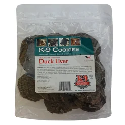 K-9 Kraving Treats Canine Cookies - Duck Liver Baked Dog Treats - Case of 5 lb