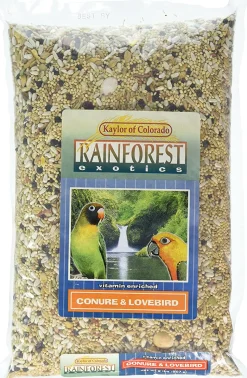 Kaylor of Colorado Conure & Lovebird Rainforest Bird Food - 20 lb Bag