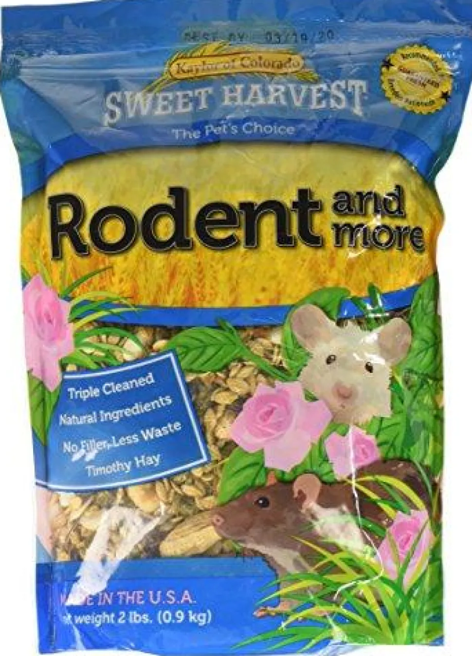 Kaylor of Colorado Rodent & More Sweet Harvest Small Animal Foods - 4 lb Bag