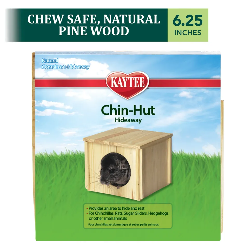 Kaytee Chinchilla Hut Hideout Clear - 8 in X 6.25 in X 6.25 in