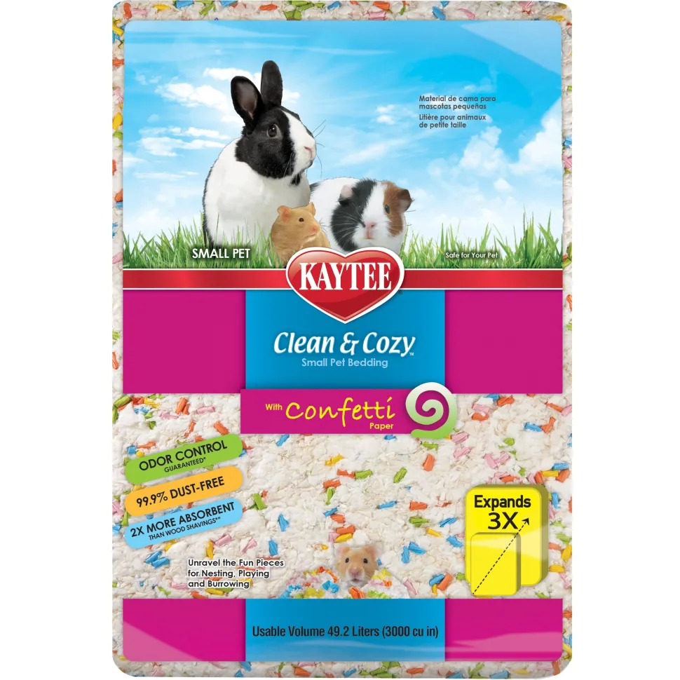 Kaytee Clean & Cozy Confetti Bedding - 49.2 l