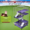 Kaytee Deluxe Multi-Level Home With Casters - 24 in X 24 in