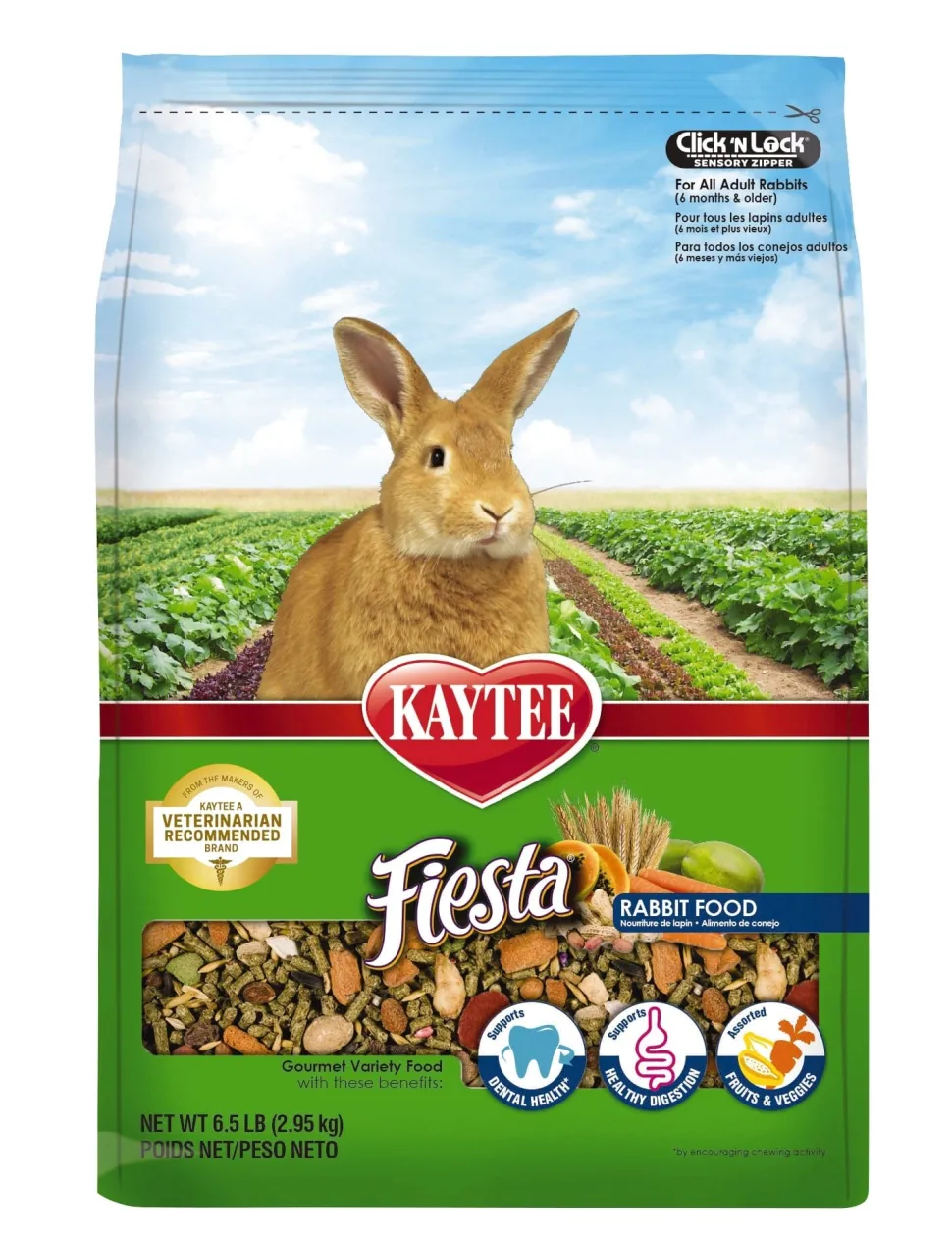 Kaytee Fiesta Rabbit Food - 6.5 lb