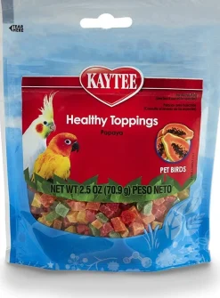Kaytee Healthy Toppings Papaya Bits for All Pet Birds - 2.5 Oz