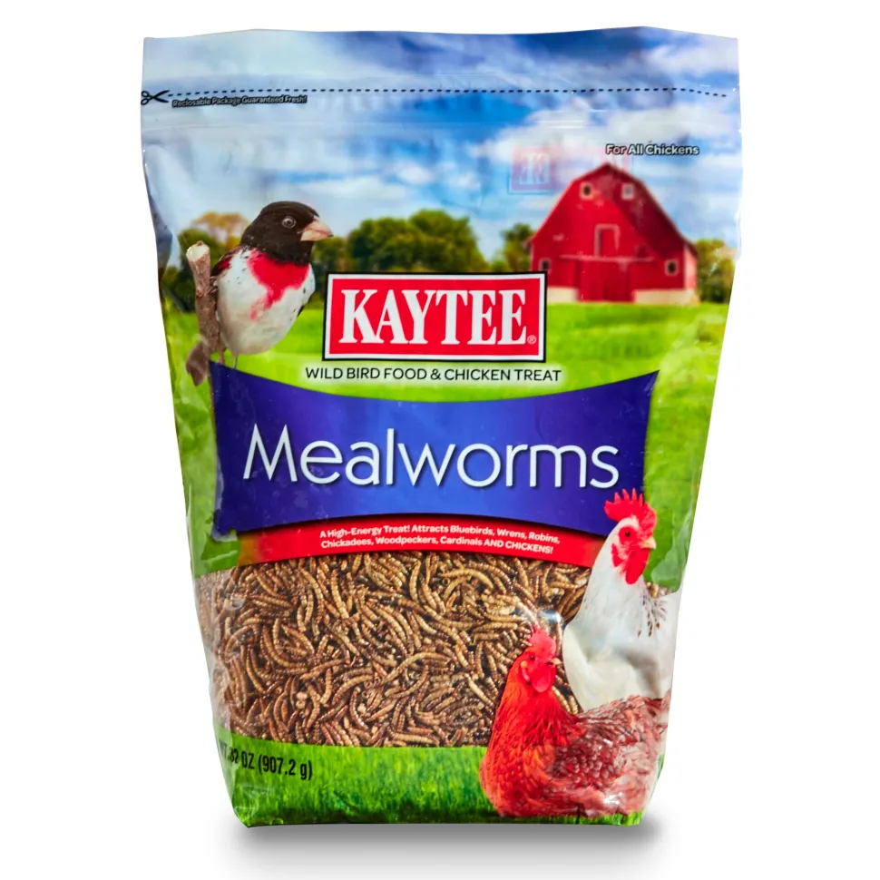 Kaytee Mealworm Food Pouch - 32 Oz