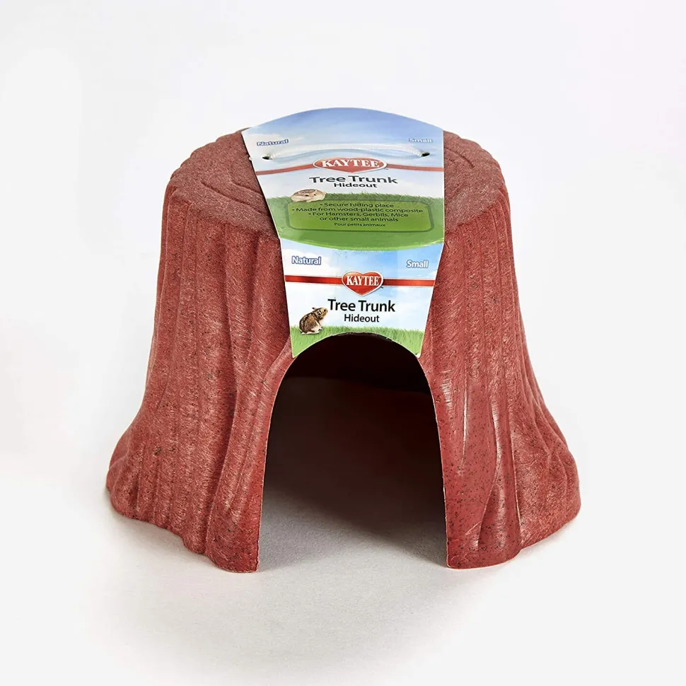 Kaytee Natural Tree Trunk Hideout Brown - Small