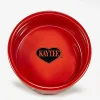 Kaytee Paw-Print PetWare Bowl Bunny - 4.25 in Diameter