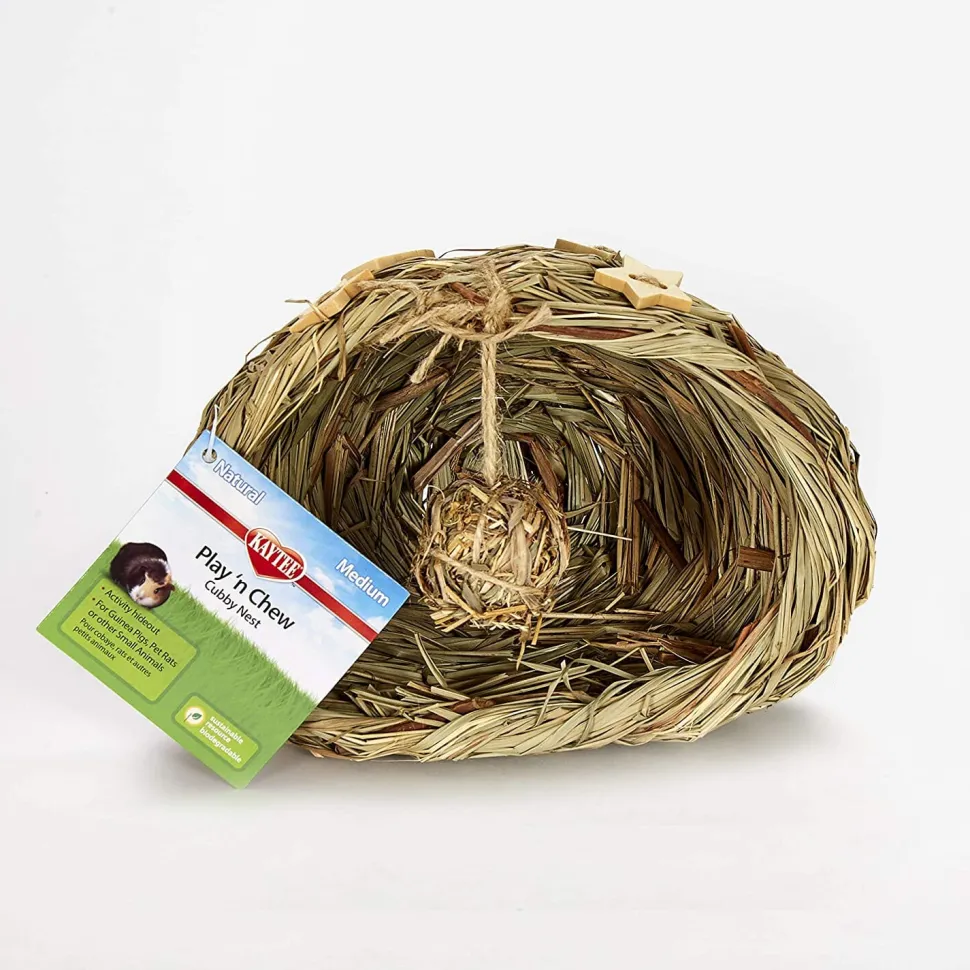 Kaytee Play 'n Chew Cubby Nest Brown - Medium