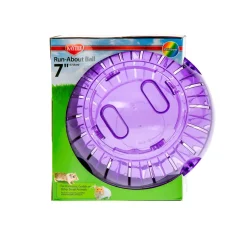 Kaytee Run-About Mini Exercise Ball Rainbow Rainbow - 7 in