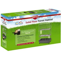 Kaytee Solid Floor Ferret Habitat - 30.5" x 18.5" x 49"