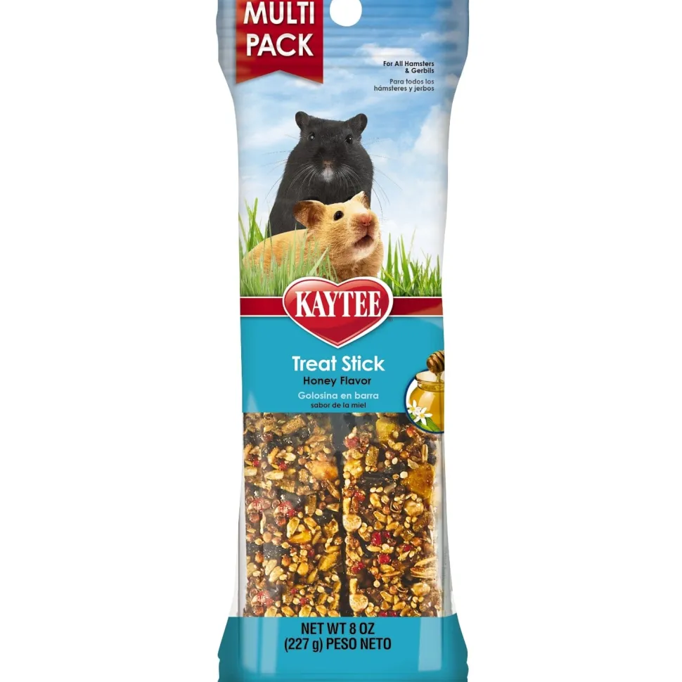 Kaytee Treat Stick Honey Flavor -- Hamster and Gerbil Value Pack - 8 Oz