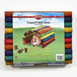 Kaytee Tropical Fiddle Sticks Hideout Assorted - Large