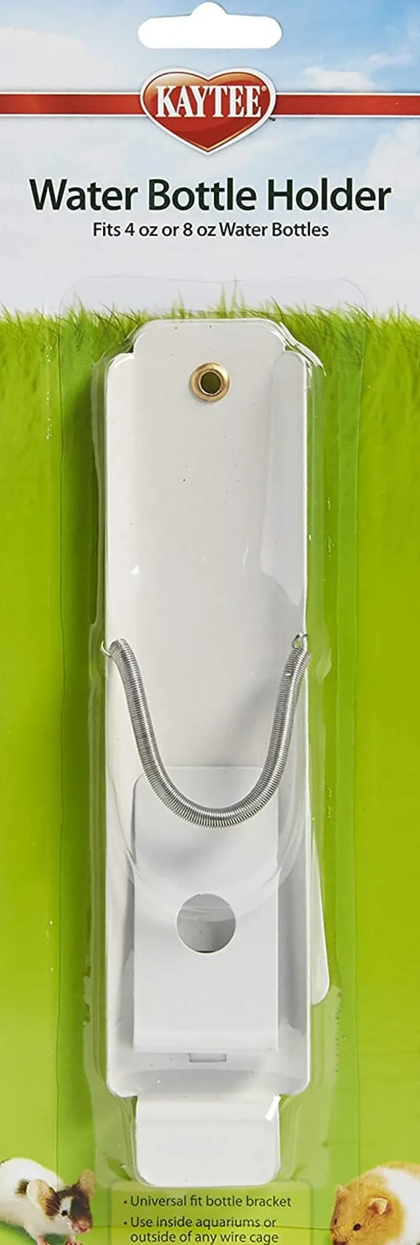 Kaytee Water Bottle Holder White - 4 Or 8 Oz
