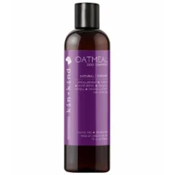 KIN + KIND Organic Skin and Coat Sensitive Skin Dog and Cat Shampoo - Unscented Oatmeal - 12 oz Bottle