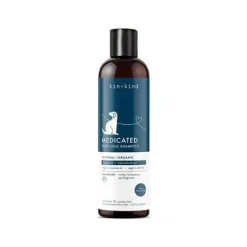 KIN + KIND Organic Skin and Coat Itchy Dog and Cat Shampoo - Rosemary and Peppermint - 12 oz Bottle