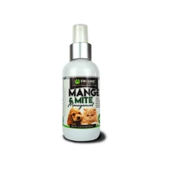 King Kalm Mange & Mite CBD Dry Paw and Skin Spray for Dogs and Cats - 4 oz