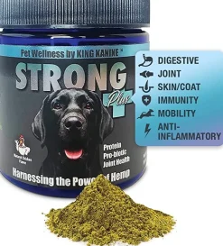 King Kanine King Wellness Strong Dog Supplements - 6 Oz