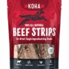 Koha Grain-Free Air-Dried Dog Treats Beef Strips 3.25 Oz