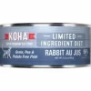 Koha Grain-Free Limited Ingredient Diet Pate Rabbit Canned Cat Food - 5.5 Oz - Case of 24