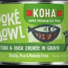 Koha Grain-Free Poke Tuna Duck Canned Cat Food - 5.5 Oz - Case of 24