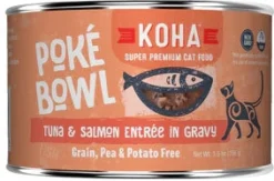 Koha Grain-Free Poke Tuna Salmon Canned Cat Food - 5.5 Oz - Case of 24