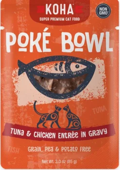Koha Grain-Free Poke Tuna Chicken Wet Cat Food - 3 Oz - Case of 24