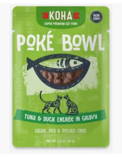 Koha Grain-Free Poke Tuna Duck Wet Cat Food - 3 Oz - Case of 24
