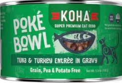 Koha Grain-Free Poke Tuna Turkey Canned Cat Food - 5.5 Oz - Case of 24